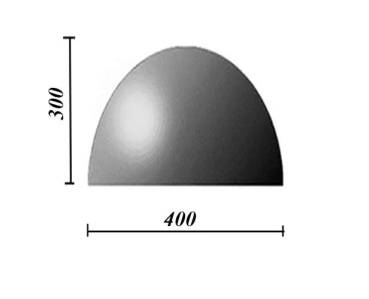 Форма для парковочной полусферы №3